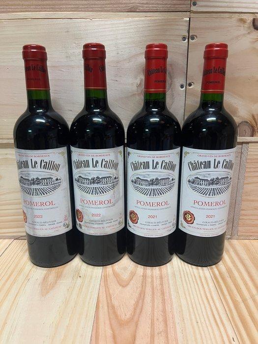 Chateau Le Caillou - Pomerol - 4 Flessen (0.75 liter), Collections, Vins