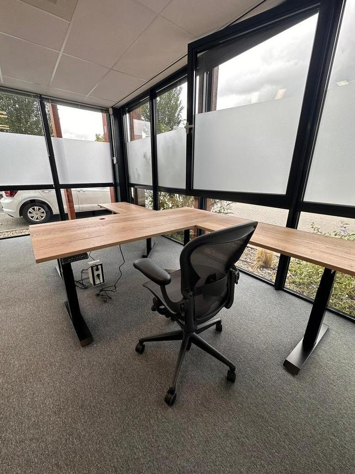 Zit Sta Hoek Bureau - Nieuw - Uit Voorraad Leverbaar!, Huis en Inrichting, Bureaus, Stabureau, Nieuw, Elektrisch, In hoogte verstelbaar