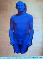 Yves Klein - Affiche originale - Le Printemps des Poètes -