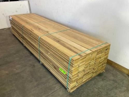 Veiling - 50x wit afrikaans eikenhouten plank fraké met mes, Doe-het-zelf en Bouw, Hout en Planken