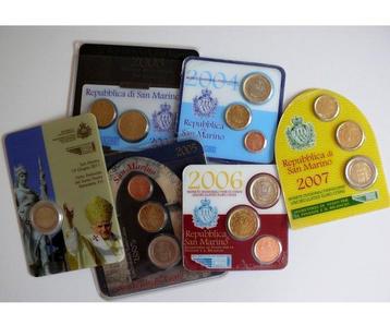 Saint-Marin. Coin Set 2003/2011 (6 items)  (Sans Prix de