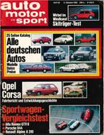 1982 AUTO MOTOR UND SPORT 20 DUITS