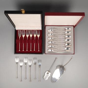 v/d Meulen (Joure) Taartvorken, Koffielepels & taartschep -