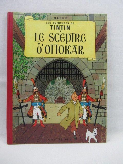 Tintin - T8 Le Sceptre dOttokar (B12bis) + T10 Létoile, Livres, BD