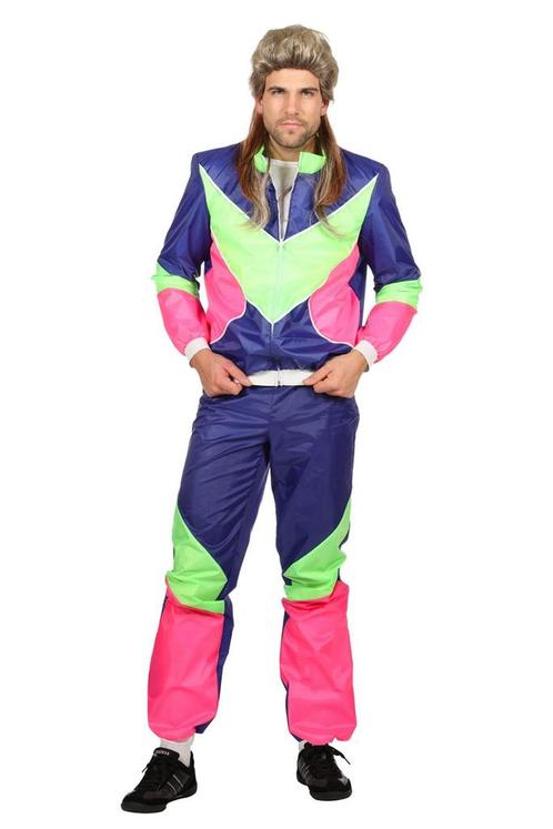 Trainingspak Jaren 80 Luxe, Kleding | Heren, Carnavalskleding en Feestkleding, Nieuw, Verzenden