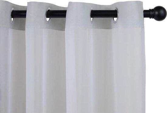 2eChoix | Lifa Living - Rideaux en filet - Gris clair -, Huis en Inrichting, Woonaccessoires | Overige, Ophalen of Verzenden