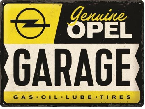 Genuine opel garage reclamebord, Collections, Marques & Objets publicitaires