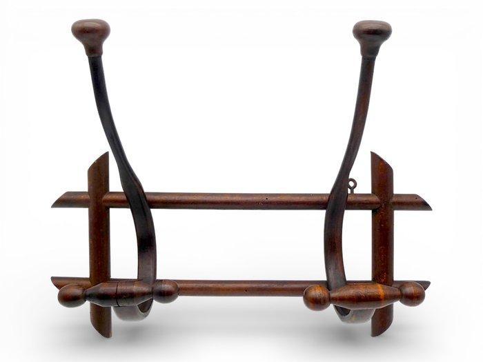 Kapstok - Gebogen houten kapstok - Art Nouveau, Antiek en Kunst, Kunst | Designobjecten