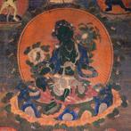 Thangka-schilderij met de afbeelding van Groene Tara - Tibet