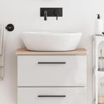 vidaXL Wastafelblad 60x40x1,5 cm massief beukenhout, Huis en Inrichting, Keuken | Keukenelementen, Verzenden, Nieuw