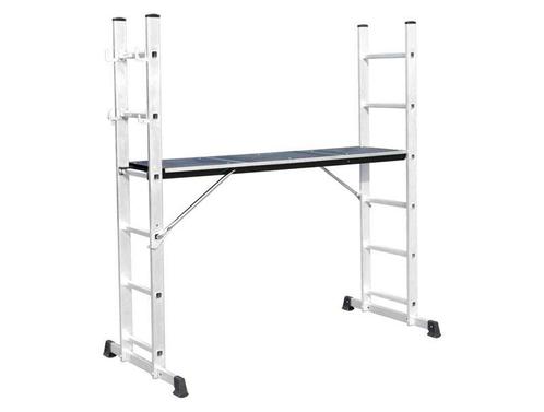 Escalo Combi+ - Combinatie stelling-ladder - L717, Bricolage & Construction, Échafaudages, Enlèvement ou Envoi
