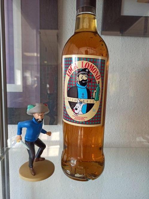 Tintin - 1 Fles whisky Loch Lomond - Etiquette Kapitein, Boeken, Strips | Comics
