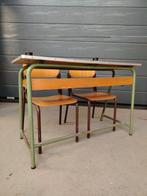 Werkbank - Schoolbank - Italië jaren 1960 - IJzer, Plastic,