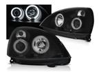 CCFL Angel Eyes Black koplampen geschikt voor Renault Clio 2, Autos : Pièces & Accessoires, Éclairage, Verzenden