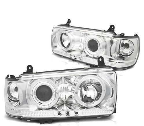 PHARES ANGEL EYES TOYOTA LAND CRUISER FJ 80 90-97 CHROMÉ, Auto-onderdelen, Verlichting, Verzenden