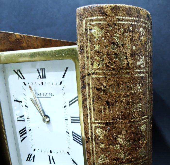 Klok - Jaeger-LeCoultre - Messing, Leder - 1950-1960, Antiek en Kunst, Antiek | Klokken