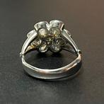 Bague - 18 carats Or blanc - 2.20ct. tw. Diamant (Naturelle), Handtassen en Accessoires, Ringen, Nieuw