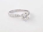 Verlovingsring - 18 karaat Witgoud Diamant (Natuurlijk) -
