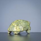 Randgandi Mazarog - Figure - Schildpad - Serpentine pierre, Antiek en Kunst