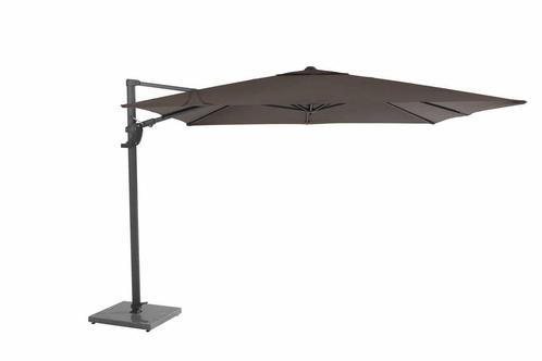 4 Seasons Outdoor Horizon Premium parasol taupe 300 x 300 cm, Tuin en Terras, Tuinsets en Loungesets