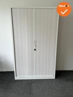 Robberechts roldeurkast - 198x120x43 - wit met witte deuren-, Werkplek, Ophalen of Verzenden, Gebruikt, Kast