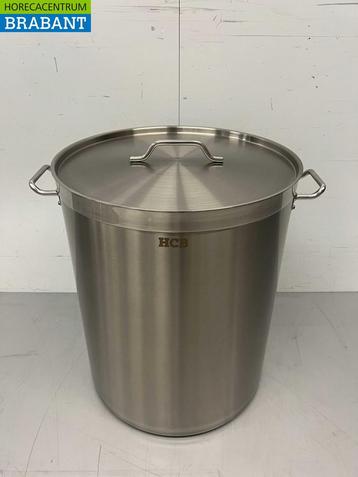 RVS HCB Soeppan Kookpan Pan Inductie 50 x 60 cm 115 liter, Ophalen of Verzenden