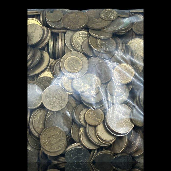 Mundo. Lote de 4 kg Moedas de Latão do Mundo, Vários países,, Postzegels en Munten, Munten | Europa | Niet-Euromunten