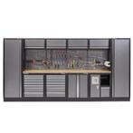 Complete Werkplaatsinrichting, werkbank houten blad,, Doe-het-zelf en Bouw, Werkbanken, Ophalen of Verzenden, Nieuw