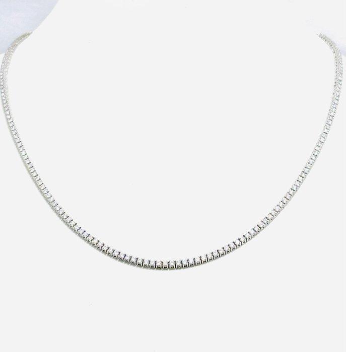 Designer jewellery - Collier - 18 carats Or blanc - 6.30ct., Handtassen en Accessoires, Kettingen