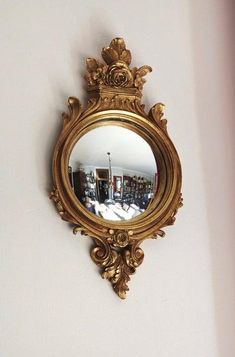 Wandspiegel- Heks Oog / Butler - Glas, Hars - Barokke, Antiek en Kunst, Curiosa en Brocante