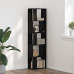 vidaXL Boekenkast 5-Laags Zwart Eiken 45x23,5x162,5 cm, Huis en Inrichting, Verzenden, Nieuw