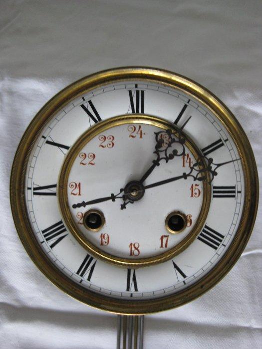 Horloge emboîtée - Messing-Metaal - 1850-1900, Antiquités & Art, Antiquités | Horloges