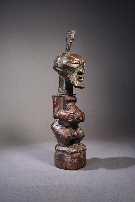Statue/fétiche SONGYE - DR Congo, Antiek en Kunst, Kunst | Niet-Westerse kunst