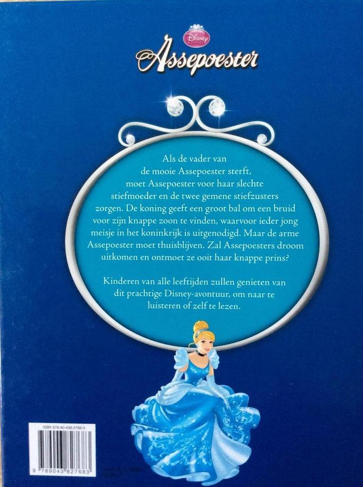 Assepoester Disneys mooiste verhalen 9789043827683 Disney, Boeken, Overige Boeken, Gelezen, Verzenden