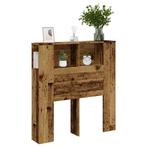 vidaXL Hoofdbordkast 100x18,5x102,5 cm bewerkt hout oud, Verzenden, Nieuw
