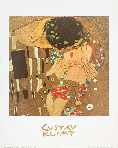 Gustav Klimt (1862-1918) - Kiss Der Kuss, 1908 - Artprint -, Antiek en Kunst, Kunst | Tekeningen en Fotografie