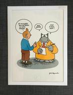 Hommage à Hergé - Sérigraphie Tintin autographe - Cest à, Livres