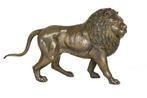 sculptuur, Royal Lion - 18 cm - Brons, Antiek en Kunst