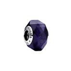 Pandora - Gefacetteerde Blauwe Muranoglazen Bedel - Armband, Verzenden, Nieuw