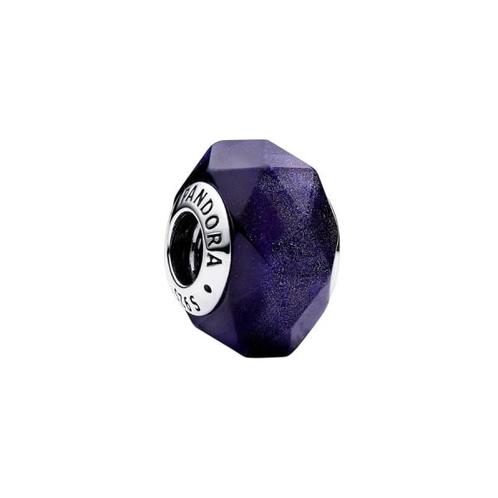 Pandora - Gefacetteerde Blauwe Muranoglazen Bedel - Armband, Verzamelen, Overige Verzamelen, Verzenden