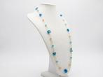 24 karaat - Vetro di Murano, Geel goud - Halsketting - 24 kt