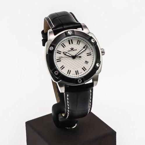 Optima - Swiss Quartz - OSM217-SBL-1 - Sans Prix de Réserve, Handtassen en Accessoires, Horloges | Heren