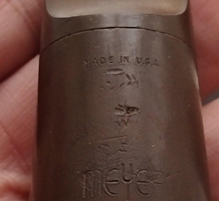 Meyer - Sopraansaxofoon mondstuk - Verenigde Staten - 1960, Musique & Instruments, Instruments à vent | Flûtes à bec