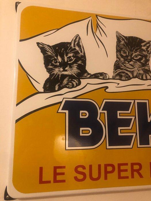 Emaille reclamebord van BEKA Matrassen - Reclamebord -, Antiquités & Art, Antiquités | Assiettes décoratives & Carrelages