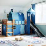 vidaXL Kinderhoogslaper met toren 80x200 cm massief, Verzenden, Nieuw