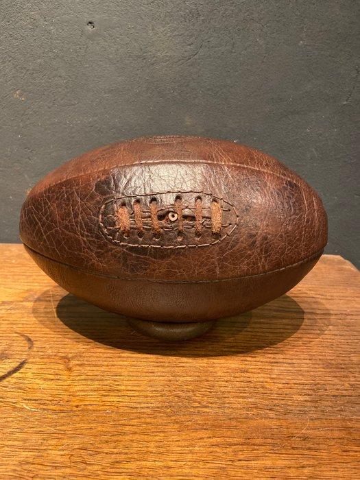 Vintage Rugby ball - 6 panel - vintage rugbybal, Verzamelen, Overige Verzamelen