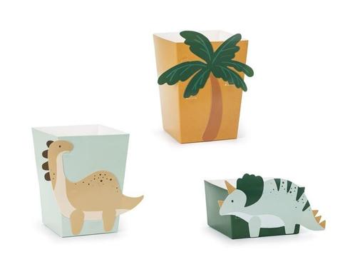Dino Snackbakje 6st, Hobby en Vrije tijd, Feestartikelen, Nieuw, Verzenden
