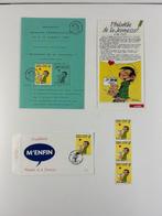 Franquin - Gaston 3 timbres + Carnet Philatélie de la