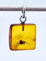 SPIDER in Baltisch Amber – 925 Zilveren Hanger – Authentieke