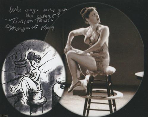 Walt Disney - Peter Pan (1953) - Signed by Margaret Kerry, Verzamelen, Film en Tv